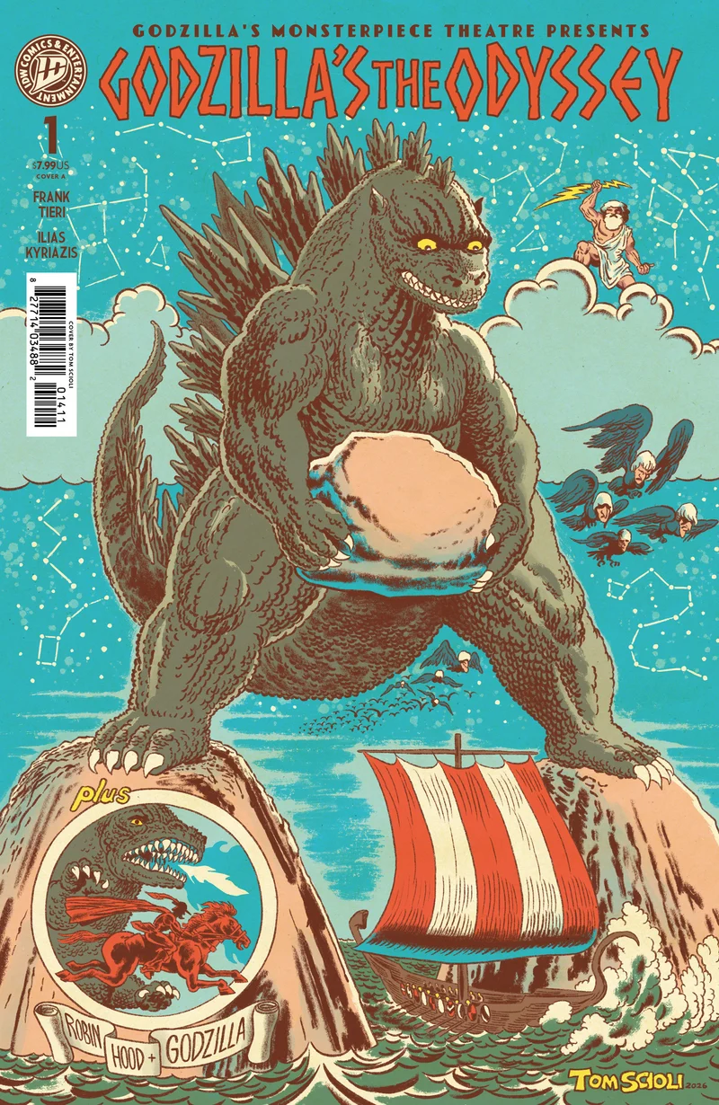 Godzilla's Monsterpiece Theatre présente Godzilla's The Odyssey IDW A Scioli 06/10/2026