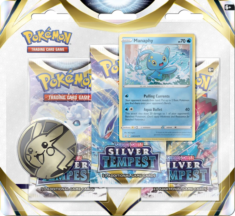 JCC POKÉMON : SWSH12 - BLISTER DE 3 PACKS TEMPÊTE ARGENTÉE
