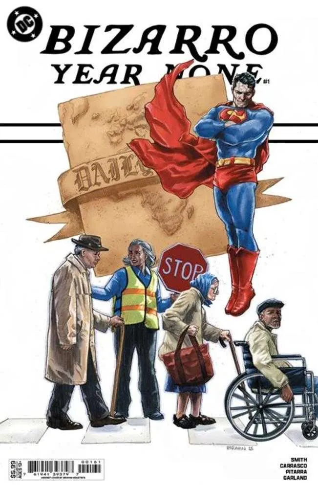 Bizarro Année None #1 (sur 4) Couverture F Ibrahim Moustafa Variante sur papier cartonné