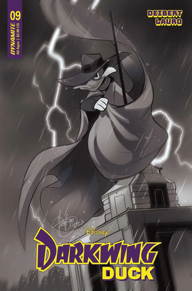 Darkwing Duck n° 9 (2022) DYNAMITE 1:15 Andolfo N&B 10/04/2023