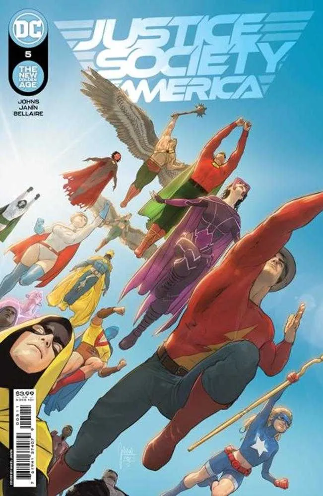 Justice Society Of America #5 (sur 12) Couverture de Mikel Janin
