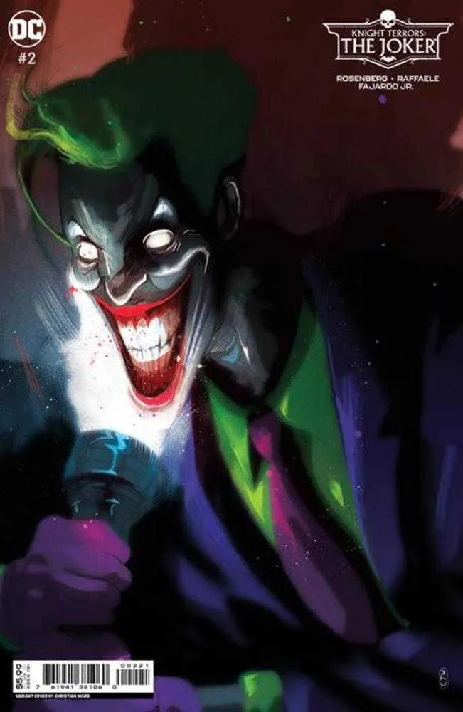Knight Terrors Joker #2 (sur 2) Couverture B Variante sur papier cartonné Christian Ward