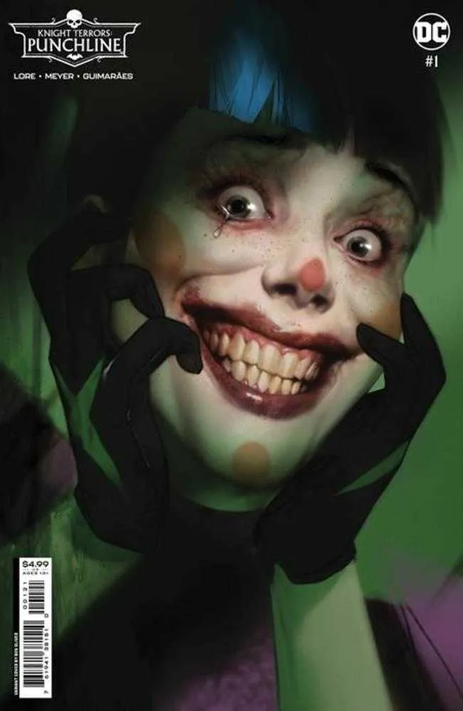 Knight Terrors Punchline #1 (sur 2) Couverture B Ben Oliver Variante sur papier cartonné