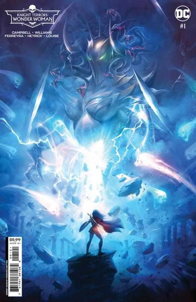 Knight Terrors Wonder Woman #1 (sur 2) Couverture B Francesco Mattina Variante sur papier cartonné