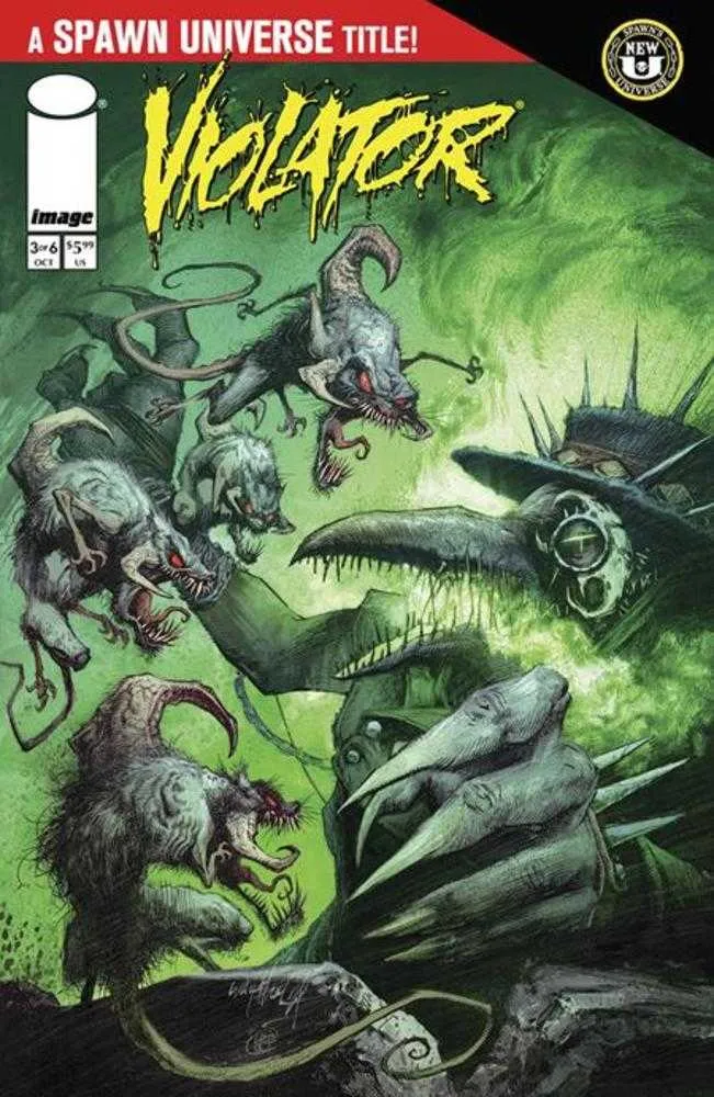 Spawn Violator n° 3 (sur 6) Couverture A Jonathan Wayshak