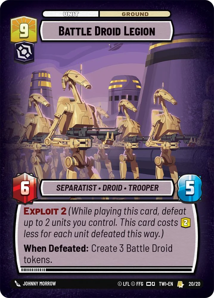 Légion de droïdes de combat (20/20) [Crépuscule de la République : Jeu hebdomadaire]