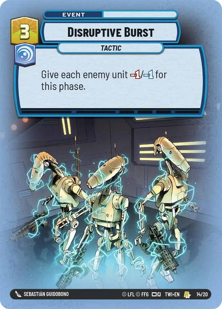 Disruptive Burst (14/20) [Twilight of the Republic : Pièce hebdomadaire]