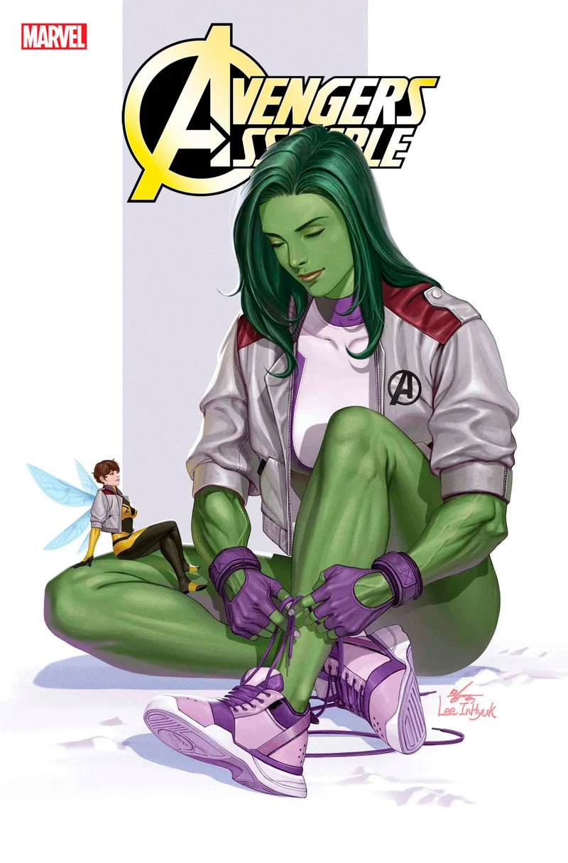 Avengers Assemble #3 Inhyuk Lee Veste Avengers Variante