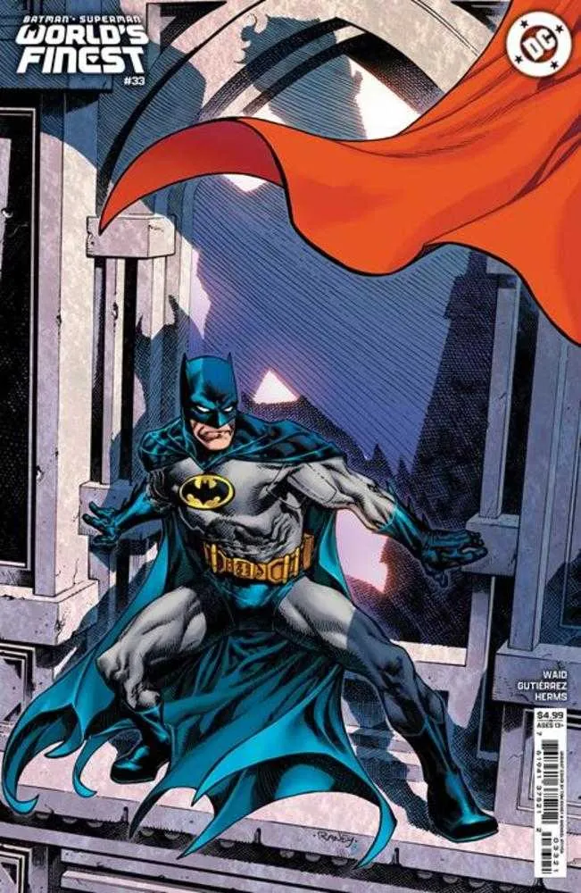 Batman Superman Worlds Finest #33 Couverture B Tom Raney Variante sur papier cartonné