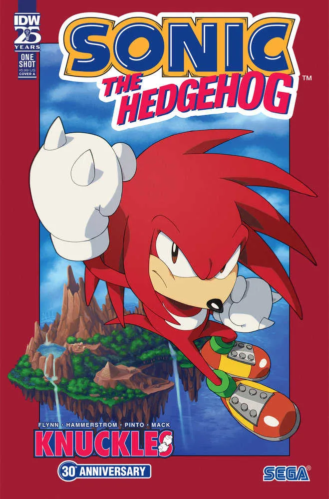 Sonic le Hérisson Knuckles 30e anniversaire spécial n° 1 Couverture A