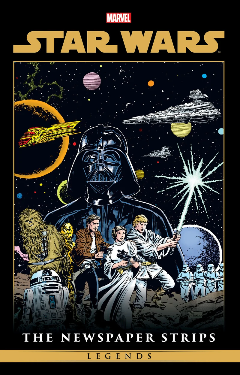 Star Wars Legends : L'intégrale des bandes dessinées de journaux, couverture des premières aventures d'Al Williamson