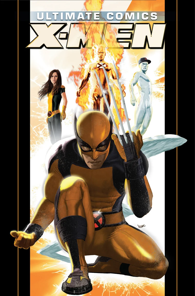 Couverture de Kaare Andrews pour l'intégrale Ultimate X-Men Vol. 4
