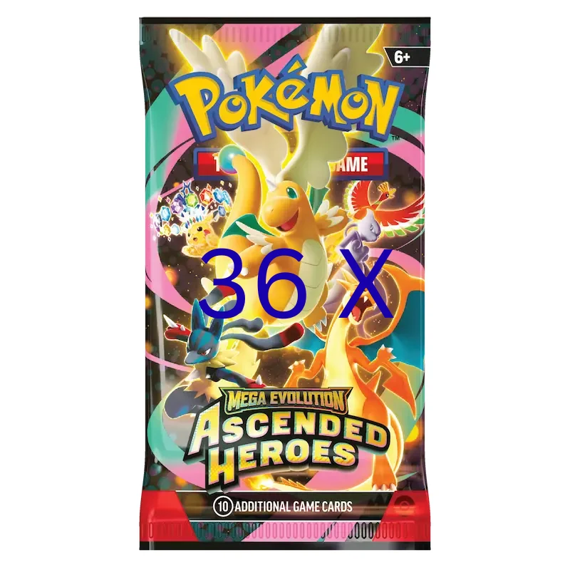 JCC POKÉMON ME02.5 : HÉROS ASCENDANTS 36 BOOSTER PACKS FÉVRIER 2026 [PRÉCOMMANDE]