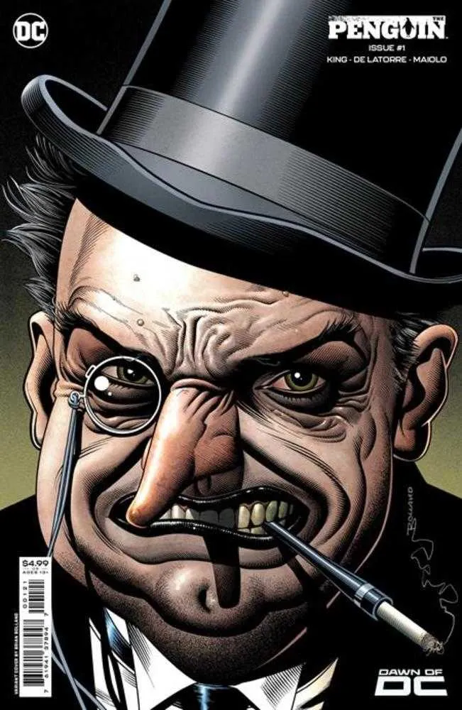 Penguin #1 Couverture B Brian Bolland Variante sur papier cartonné