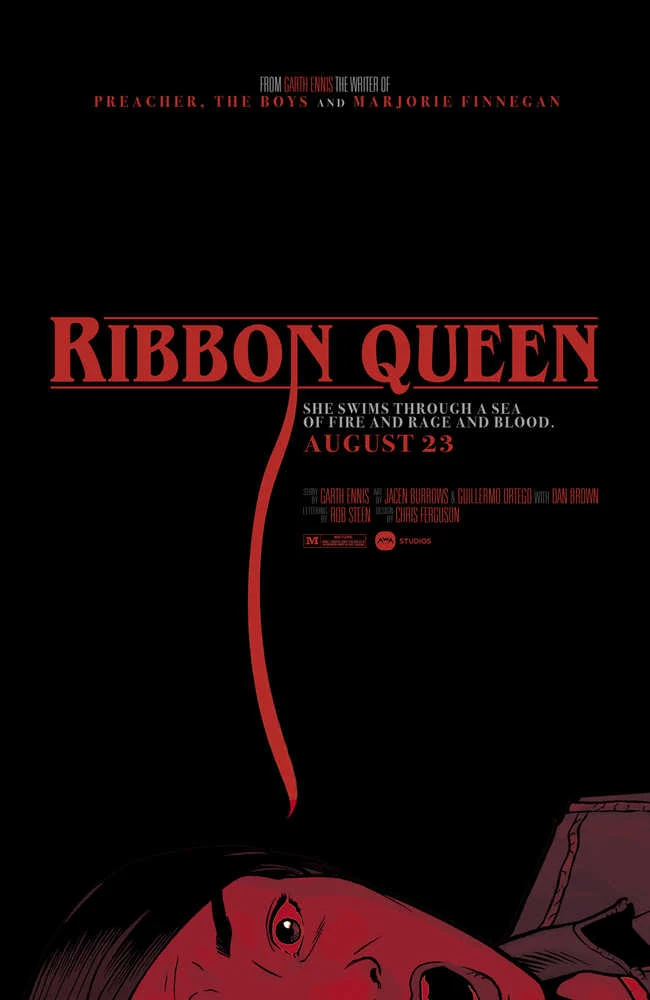 La Reine des Rubans n° 2 (sur 8) Couverture C Hommage à l'horreur (Public averti)