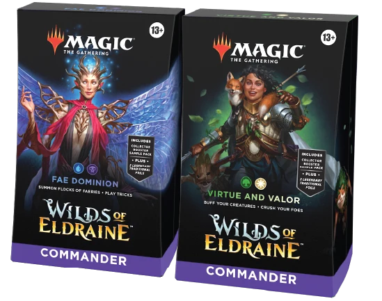 MTG - SAUVAGES D'ELDRAINE - DECKS DE COMMANDANT