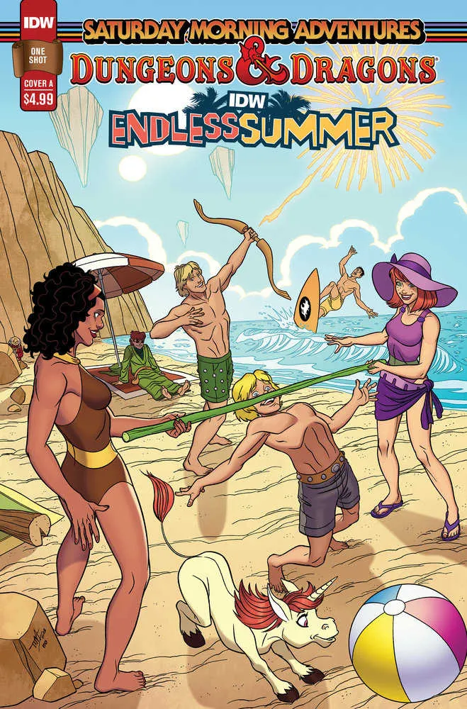 Idw Endless Summer - Donjons et Dragons : Aventures du samedi matin - Couverture A (Levins)