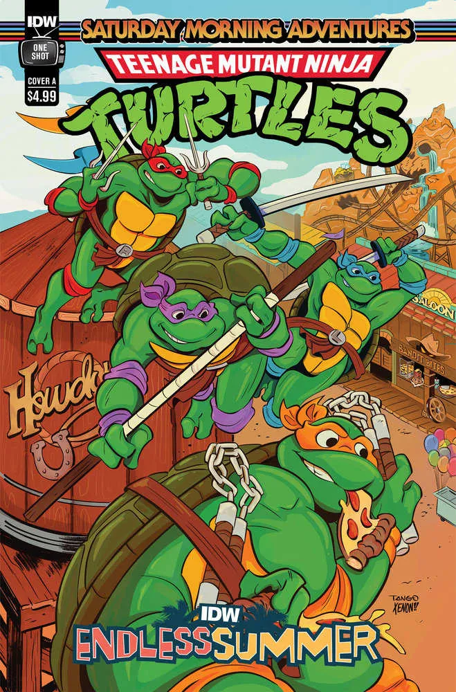 Idw Endless Summer - Les Tortues Ninja : Aventures du samedi matin - Couverture A (Tango)