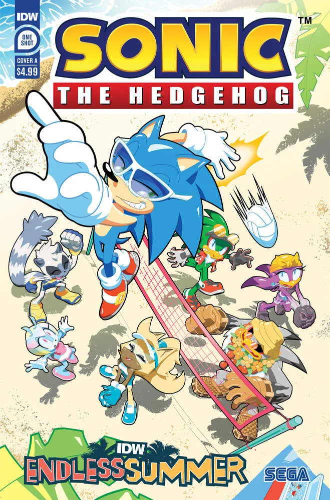 IDW Endless Summer - Couverture Sonic le Hérisson A (Yardley)