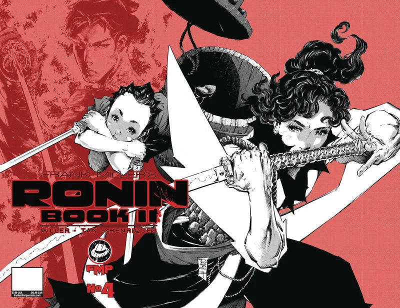 Ronin de Frank Miller, tome 2, numéro 4 (sur 6), couverture beige (public averti)