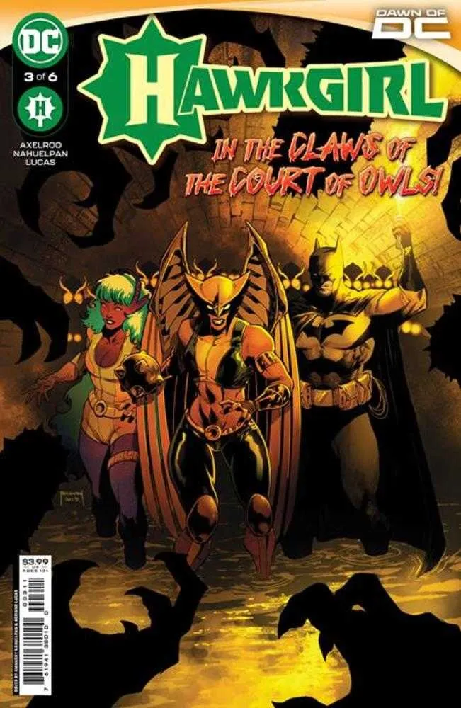 Hawkgirl #3 (sur 6) Couvre un Amancay Nahuelpan