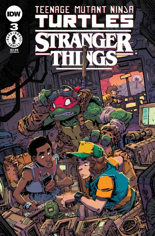 Tortues Ninja X Stranger Things #3 Couverture B Corona