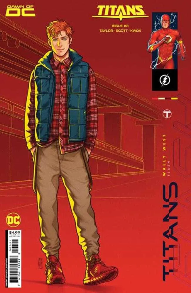 Titans #3 Couverture B Jen Bartel Variante sur papier cartonné