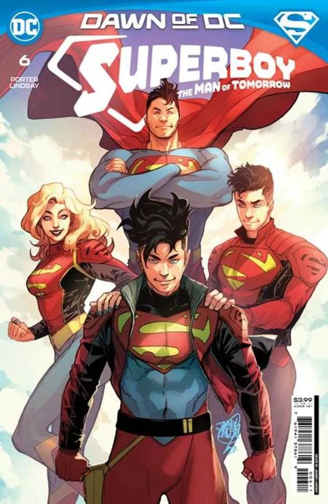 Superboy, l'homme de demain n° 6 (sur 6), couverture A de Jahnoy Lindsay