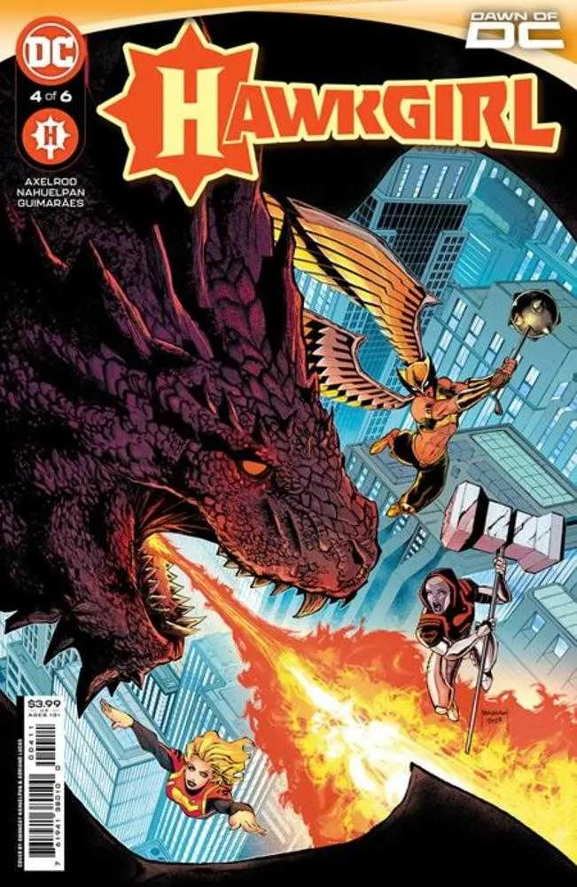 Hawkgirl #4 (sur 6) Couvre un Amancay Nahuelpan