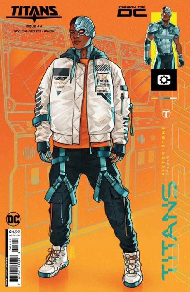 Titans #4 Couverture B Jen Bartel Variante sur papier cartonné