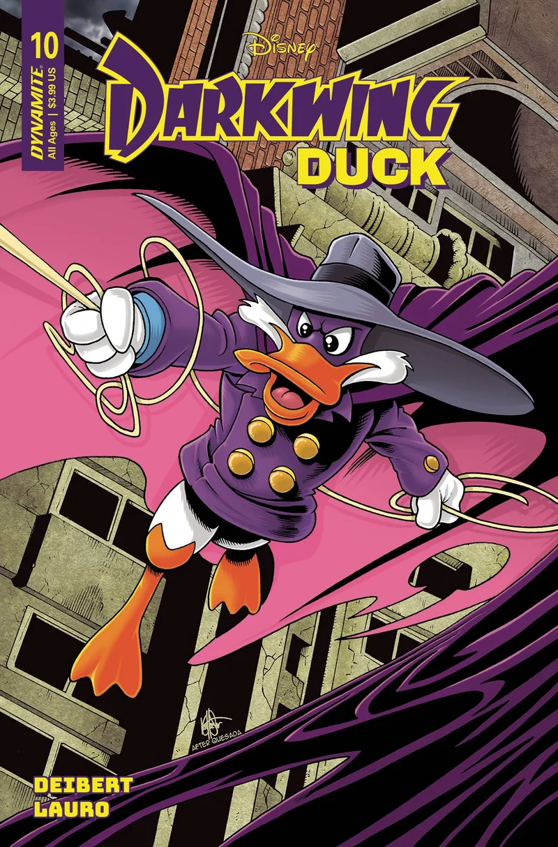 Couverture originale de Darkwing Duck #10 P Foc Haeser