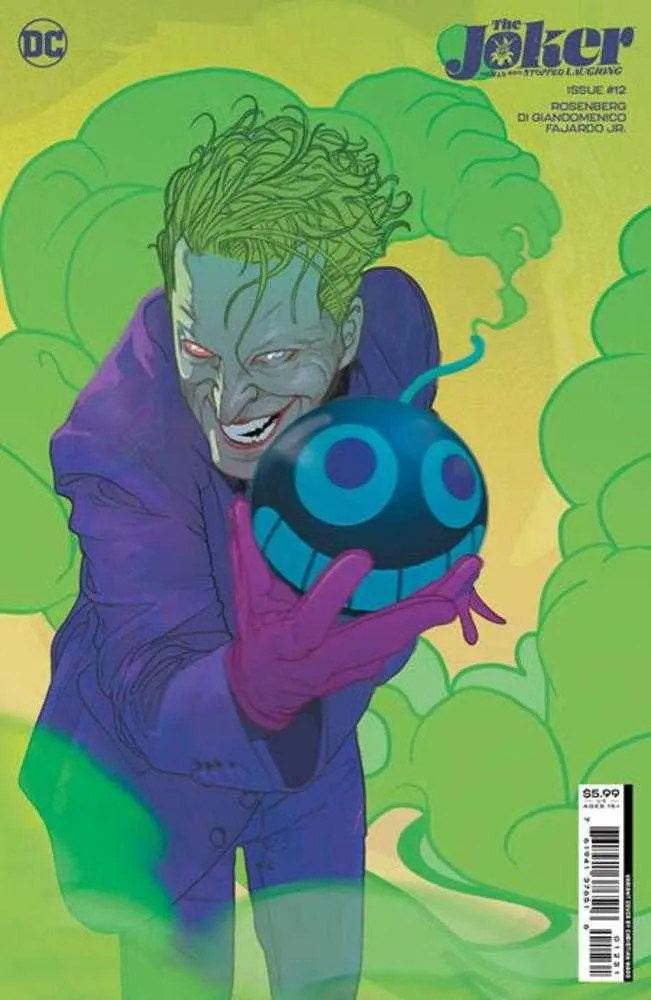 Joker, l'homme qui a cessé de rire #12, couverture C, variante Christian Ward