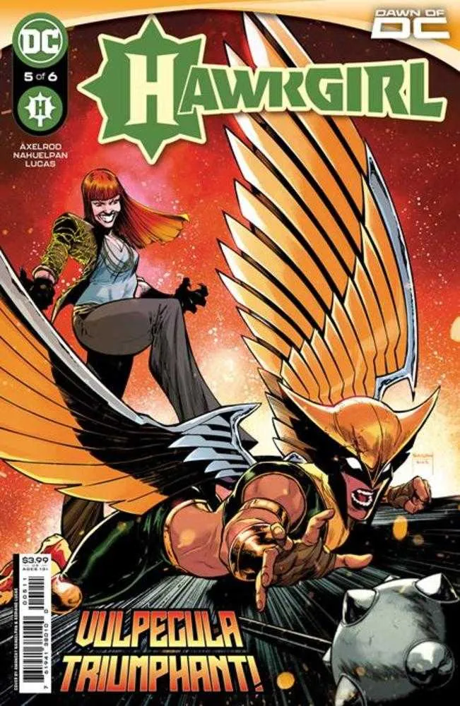Hawkgirl #5 (sur 6) Couvre un Amancay Nahuelpan