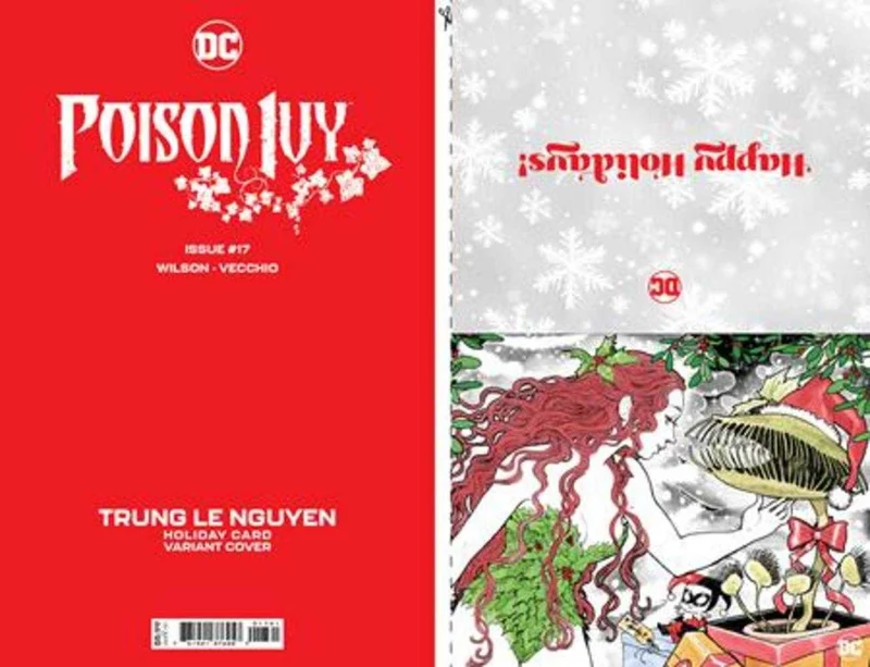 Poison Ivy #17 Couverture D Trung Le Nguyen DC Holiday Card Édition Spéciale Variante