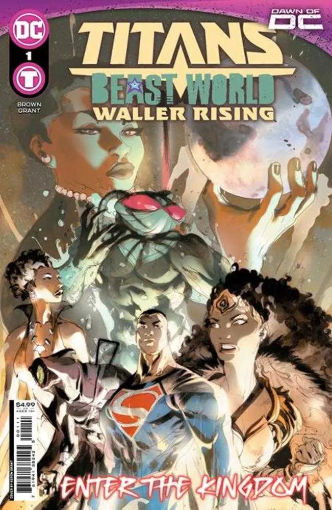 Titans Beast World Waller Rising #1 (One Shot) Couverture A Keron Grant