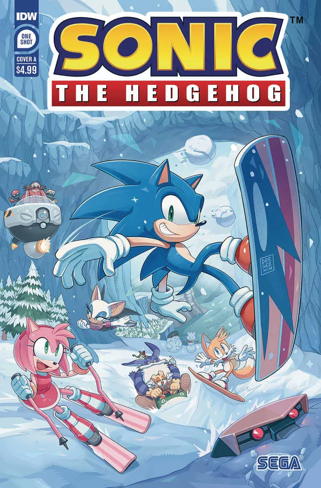 Sonic The Hedgehog Winter Jam One Shot #1 Couverture A Kim