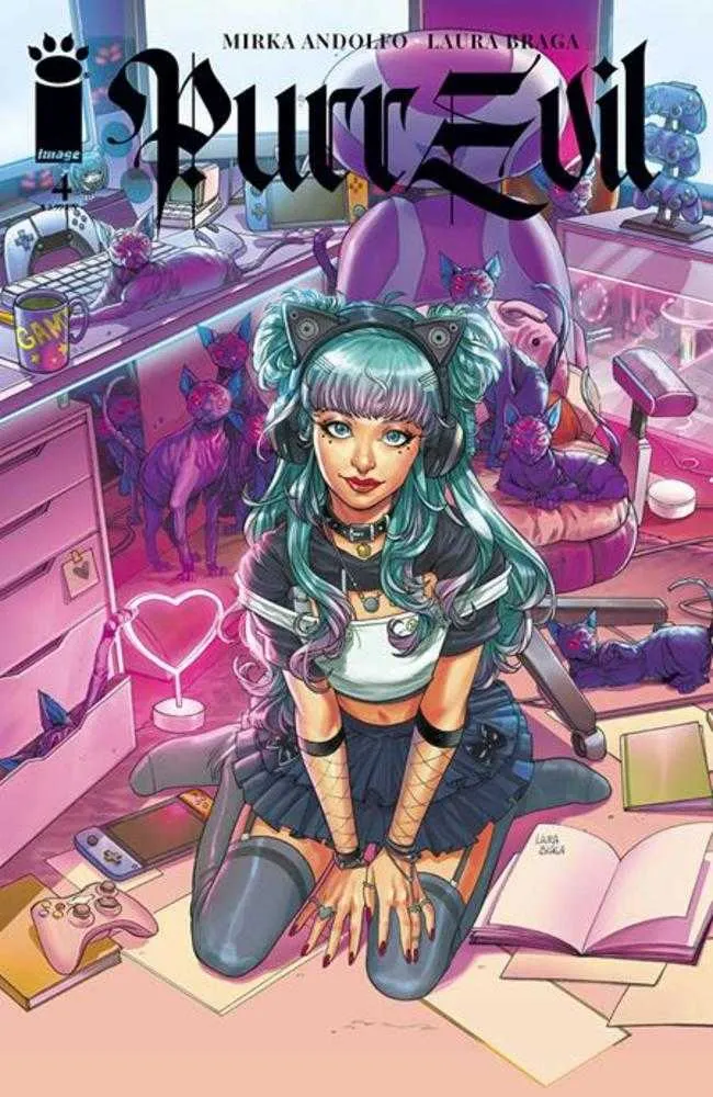 Purr Evil #4 (sur 6) Couverture A Laura Braga (Public averti)