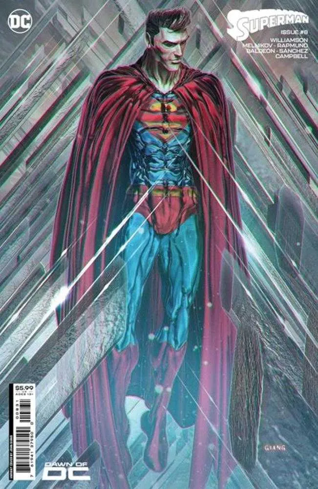 Superman #8 Couverture C John Giang Variante sur papier cartonné