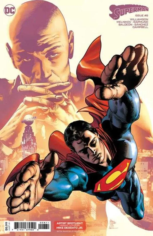 Superman #8 Couverture E Mike Deodato Jr Artiste vedette Variante sur papier cartonné