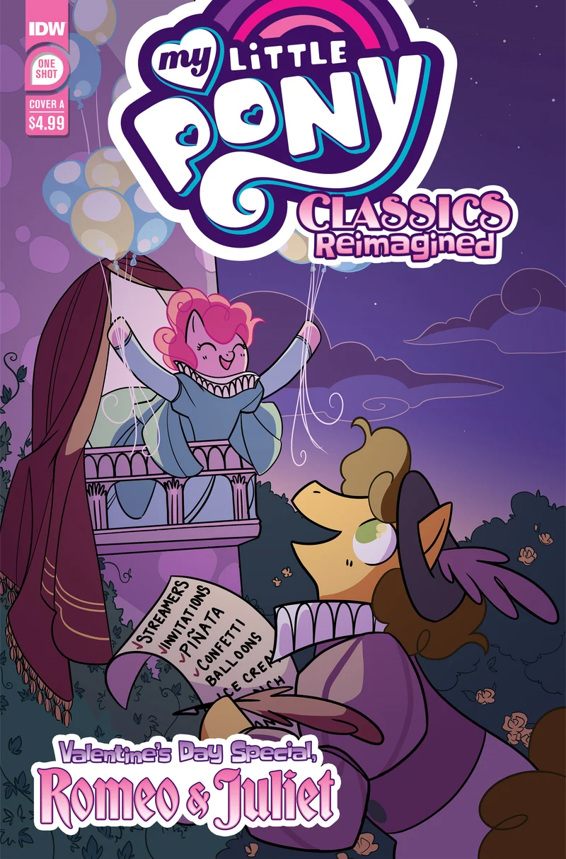Mon Petit Poney : Classiques Réinventés - Spécial Saint-Valentin, Couverture Roméo et Juliette A (Ayoub)