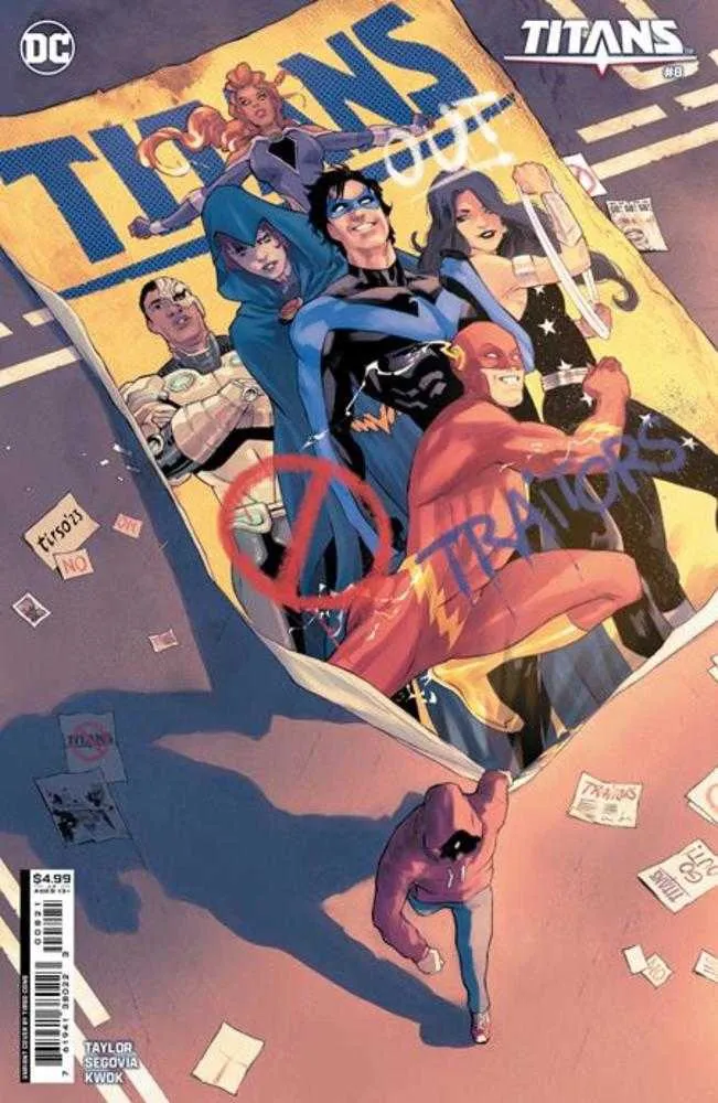 Titans #8 Couverture C Tirso Cons Variante sur papier cartonné