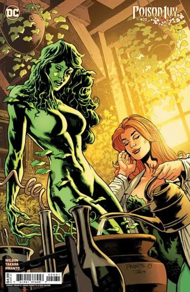 Poison Ivy #20 Couverture C Yanick Paquette Variante sur papier cartonné