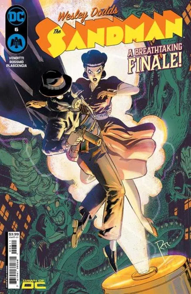 Wesley Dodds, The Sandman n° 6 (sur 6), couverture A, Riley Rossmo