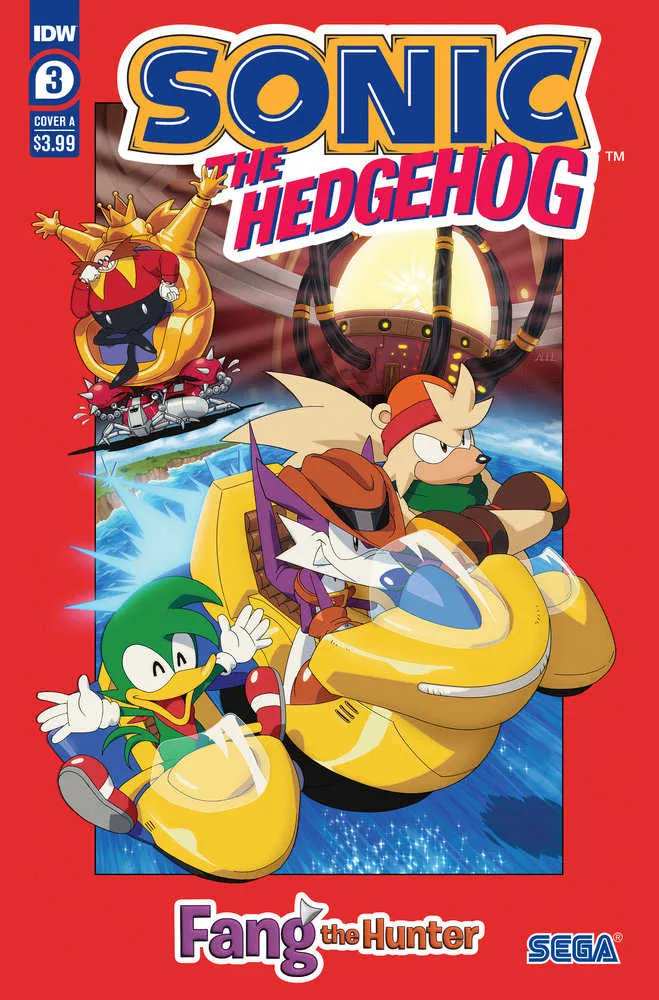 Sonic le Hérisson : Fang le Chasseur #3 Couverture A (Hammerstrom)