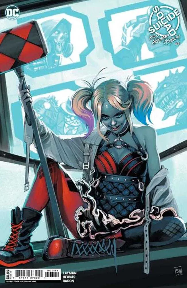 Suicide Squad Kill Arkham Asylum #3 (sur 5) Couverture C Stephanie Hans Variante sur papier cartonné (Public averti)