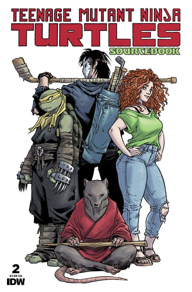 Tortues Ninja : Livre Source n° 2, Couverture A (Campbell)