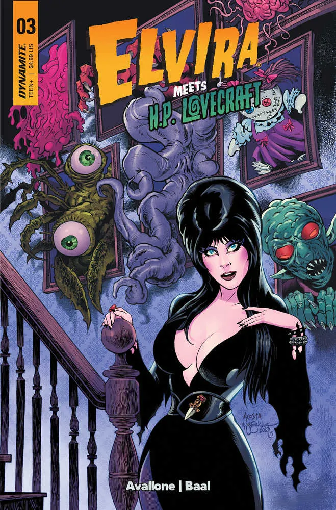 Elvira rencontre Hp Lovecraft #3 couverture A Acosta