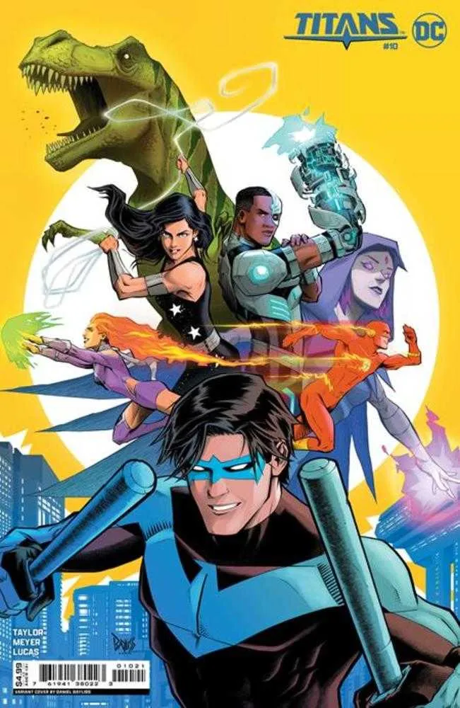 Titans #10 Couverture C Daniel Bayliss Variante de stock de cartes