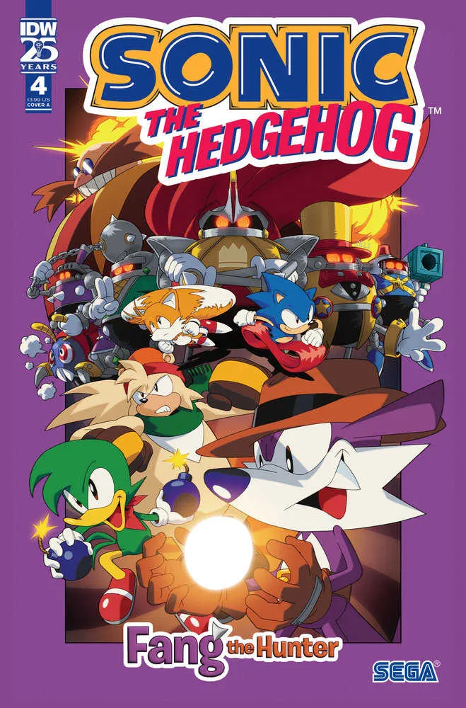 Sonic le Hérisson : Fang le Chasseur #4 Couverture A (Hammerstrom)