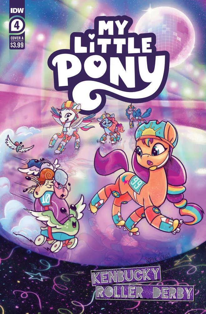 Mon Petit Poney : Kenbucky Roller Derby #4 Couverture A (Scruggs)